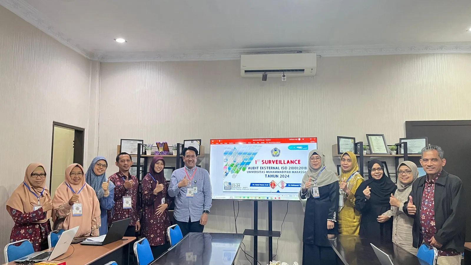 Surveilans ISO 21001:2018 Berlangsung di Program Pascasarjana Universitas Muhammadiyah Makassar