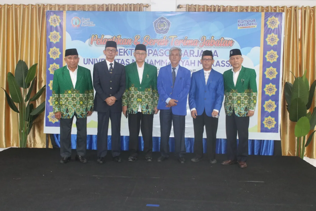Prof Irwan Akib Resmi Menjabat Direktur Pascasarjana Unismuh Periode 2022 -2025